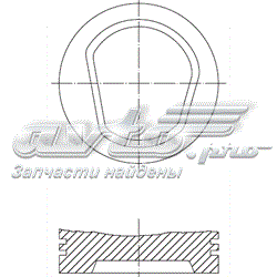 Поршень на 1 цилиндр PN51070 Autowelt