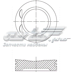 Поршень на 1 цилиндр 117300 Mahle Original
