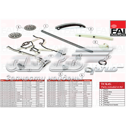 TCK4S FAI cadeia do mecanismo de distribuição de gás, kit