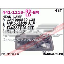 441-1116L-LD-EM Depo/Loro фара левая