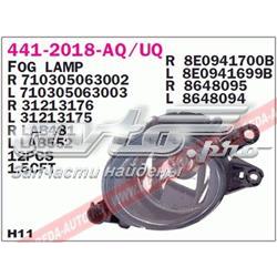 Фара противотуманная, левая Depo/Loro/Abakus 4412018LUQ цена, от 30.41 USD