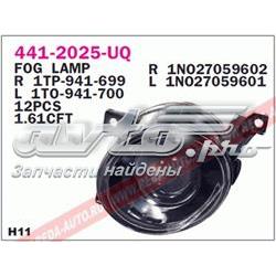 Фара противотуманная, правая Depo/Loro/Abakus 4412025RUQ цена, от 27.19 USD