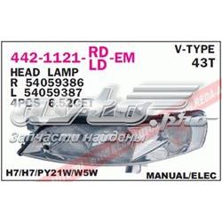 442-1121L-LD-EM Depo/Loro luz esquerda