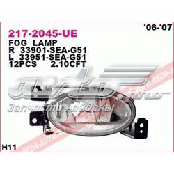 Фара противотуманная, правая Depo/Loro/Abakus 2172045RUE цена, от 72.98 USD