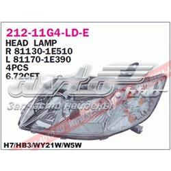Левая фара 811701E390 Toyota
