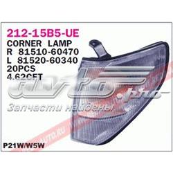 Левый указатель поворота Toyota 8152160340 цена, от 27.83 USD