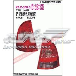 Задний фонарь 8155102280 Toyota