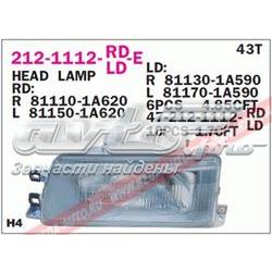 Купить 811601A710 Toyota Фара левая передняя