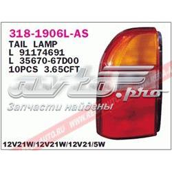 Задняя левая фара Suzuki 3567065D00 цена, от 76.83 USD