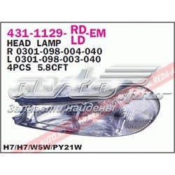 431-1129L-LD-EM Depo/Loro luz esquerda