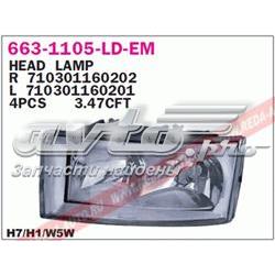 663-1105L-LD-EM Depo/Loro luz esquerda