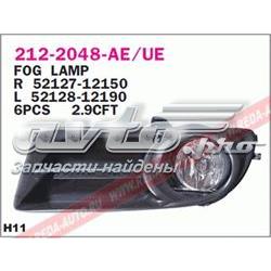2122048LUE Depo/Loro/Abakus Противотуманная фара левая