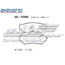 Передние тормозные колодки AN370WK Akebono