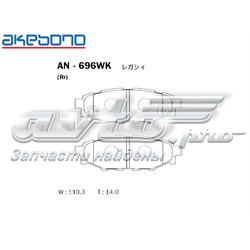 Колодки дисковые  Akebono AN696WK цена, от 29.74 USD