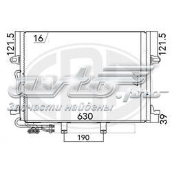 Radiador de aparelho de ar condicionado Mercedes E S211