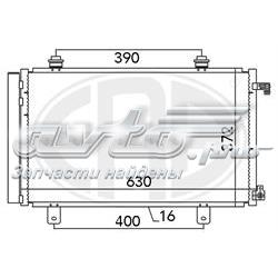 667035 ERA radiador de aparelho de ar condicionado