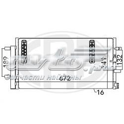 M7010431 Jdeus radiador de aparelho de ar condicionado