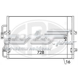 667061 ERA radiador de aparelho de ar condicionado