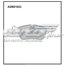 ADB01023 Allied Nippon колодки тормозные передние дисковые