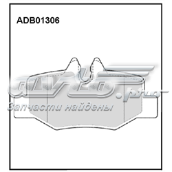 ADB01306 Allied Nippon колодки тормозные задние дисковые