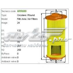 AR9680 Tecneco filtro de ar