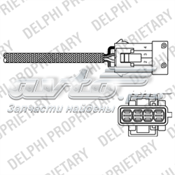 Лямбда-зонд, датчик кисню до каталізатора, правий ES1079512B1 DELPHI