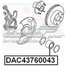 DAC43760043 Asva rolamento de cubo dianteiro