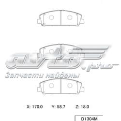 Передние тормозные колодки D1304M Kashiyama