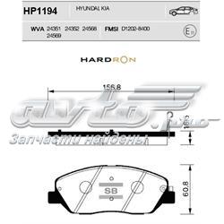 Передние тормозные колодки HP1194 Sangsin