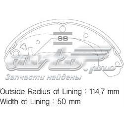SA103 Sangsin Барабанные тормозные колодки