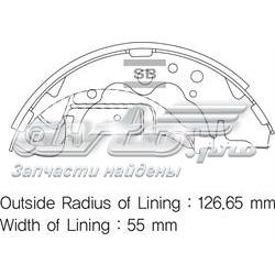 Задние барабанные колодки SA125 Sangsin