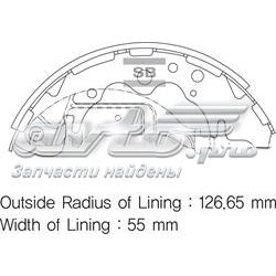 SA126 Sangsin колодки тормозные задние барабанные