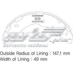 SA171 Sangsin sapatas do freio traseiras de disco