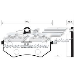 SP1043 Sangsin sapatas do freio dianteiras de disco