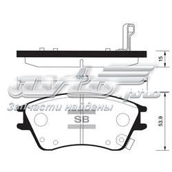SP1147 Sangsin Колодки передние