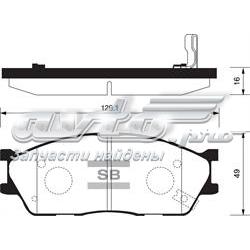 58115FDA00 Hyundai/Kia sapatas do freio dianteiras de disco