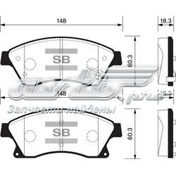 SP1362 Sangsin sapatas do freio dianteiras de disco
