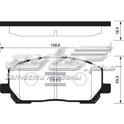 Передние тормозные колодки SP1384 Sangsin