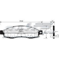 Колодки передні SP1455 SANGSIN