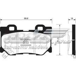 Колодки дисковые  Sangsin SP1472 цена, от 23.41 USD