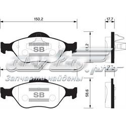 SP1565 Sangsin sapatas do freio dianteiras de disco