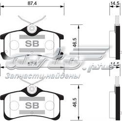 Колодки дисковые  Sangsin SP1575 цена, от 17.06 USD