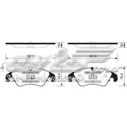 SP2145 Sangsin Колодки передние