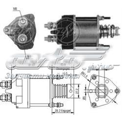 1650 ZM relê retrator do motor de arranco