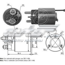 496 ZM relê retrator do motor de arranco