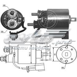 Relê retrator do motor de arranco 718 ZM