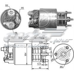 Втягивающее реле стартера 8395 ZM