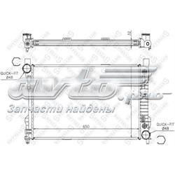 1025386SX Stellox radiador de esfriamento de motor