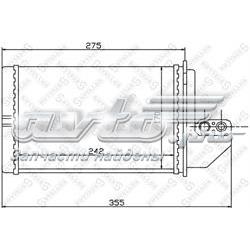 1035138SX Stellox radiador de forno (de aquecedor)