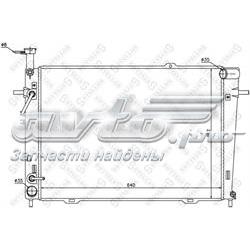 1025417SX Stellox radiador de esfriamento de motor